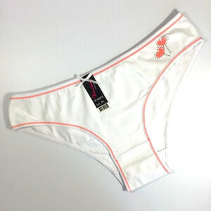 Vision Intimate Bling Hearts Pink and White Panties Underwear - Size XL